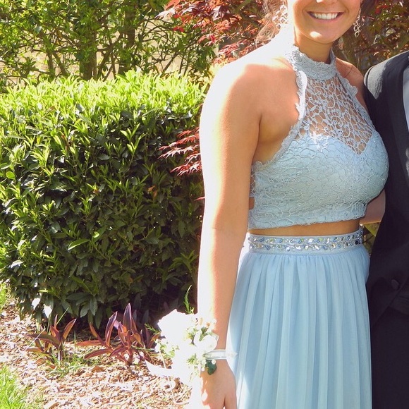 2 Piece Prom Dress - Picture 2 of 2